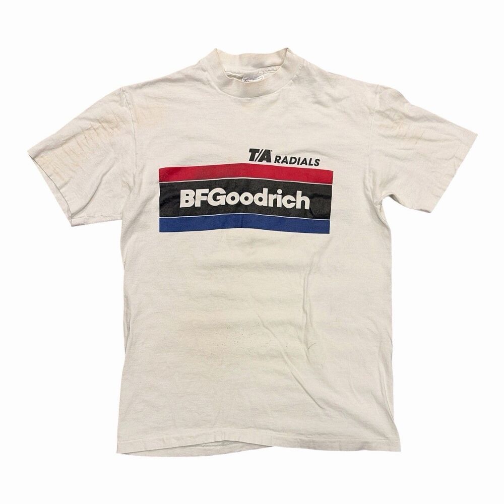 Vintage BF Goodrich Racing Shirt T/A Radials 1980’s Size XL Hanes Beefy T